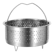 Stainless Steel Steamer Basket Rice Cooker Steamer for Cooker with Handle4604