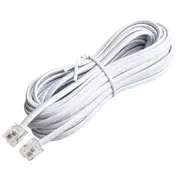 5M 10M 20M Telephone Phone Cable Cord RJ11 Plug Extension ADSL2 Filter Modem Fax
