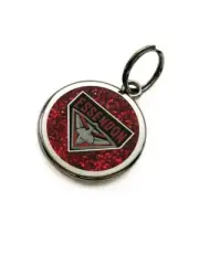 AFL Pet ID Tag - Essendon Bombers - Engravable - 25mm diameter