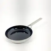 Blue Diamond Cookware Tri-Ply Stainless Steel Cer Fry Pan/Skillet, 8" Frypan