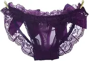 [Jixin4you] Women Underwear Lace Mesh Briefs Thong Hipster Lingerie B40