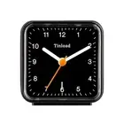 Classic Analogue Travel Alarm Clock with Snooze Function and Light, Compact