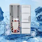 USB Portable Mini Car Fridge Small Refrigerator Freezer Compact Tabletop Fridge