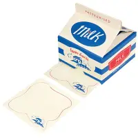 在飛比找樂天市場購物網優惠-英國 Rex London 牛奶盒造型便條紙_藍白線條_RL