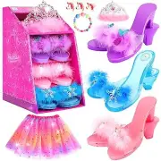 Princess Dress Up Toys 3-6 Years Old Girls' Gift Set, Princess Dress Up Shoes