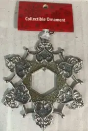 Ganz 2020 Snowflake Christmas Collectible Ornament 3" H
