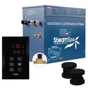 SteamSpa OAT1200-A Oasis 12 KW QuickStart Steam Bath Generator - Black