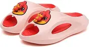 [SECHRITE] Kids Slides Boys Girls Toddler Cartoon Cloud Slides Open Toe Sandals Cushioned Thick Sole Beach Pool Shower Shoes - Toddler/Little Kid