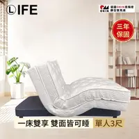 在飛比找momo購物網優惠-【Life】德國雙馬達靜音電動床 DTE301-單人3尺 雙