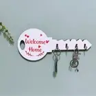 Modern Wall Storage Hook Creative Hanging Storage Rack Key Wooden Frame Coat