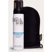 Bondi Sands Self Tanning Foam Light Medium & Application Mitt Set, Light Medium