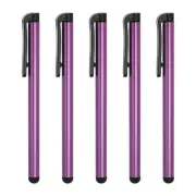 5pcs Stylus Pens for Touch Screens Capacitive Stylus Pencil Purple