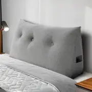 Headboard Pillow Twin, Backrest Triangular Wedge Pillow Headboard Twin, Large Cu