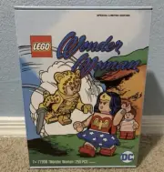 DC FANDOME 2020 EXCLUSIVE WONDER WOMAN LEGO SET 77906 CHEETAH SDCC New