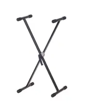 AMS KS124 Keyboard Stand X Style Flat-85Cm Black