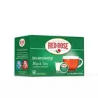 Red Rose Naturally Decaffeinated Strong Black Tea - 12 Single Serve K-Cups, F...