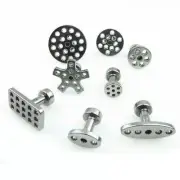 Car Body Dent Repair Aluminum 8 Sizes Puller Tabs Cold Glue Kit Paintless Tool 1