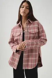 Oversized Check Shirt 421