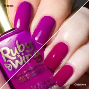 Ruby Wing Crowd Surf - Bright Purple to Berry Creme Colour Changing Nail Polish