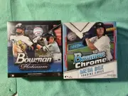 2020 Bowman PLATINUM & 2021 B.chrome Baseball Mega Box Factory Sealed LOT