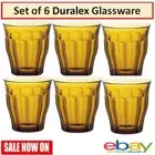 Set of 6 Duralex 250ml Glassware Tea Coffee Dessert Glass Cup Mug Home Office AU
