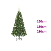 Artificial Christmas Tree w/LEDs&Ball Set&Pine Cone Multi Colours/Sizes vidaXL