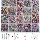 110pcs Wholesale Bulk lots Eyebrow Jewelry Belly Body Piercing Tongue Bar Rings