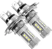 VALICLUD Led Headlights for Pack H4 80w Bulbs Car Light Kit Beam Low Power Consumption White