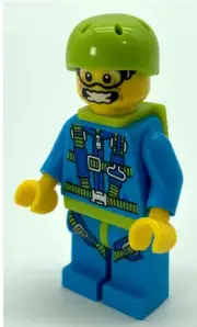 Lego Series 10 (71001) Minifigure ‘Skydiver’ - New In An Opened Bag
