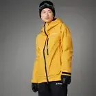 Adidas Terrex X Parley Snowboard Ski Jacket Womens Small Yellow IB1072 $400