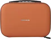 Carrying Case for DJI Neo Fly More Combo Accessories, Portable PU Leather Storage Travel Case for DJI Neo, Compatible with RC-N3 Remote Controller, Three-Battery, Charging Hub (Orange)