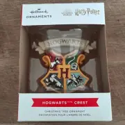 Hallmark Harry Potter Hogwarts Crest Ornament Wizarding World - NEW