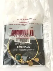 ALEX And ANI May Birth Month Crystal Emerald New never opened