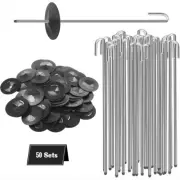 50 Sets of Solar Panel Wire Mesh Clips Bird Pigeon Animal Proofing Protection