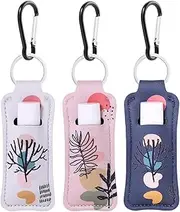 Chapstick Holder Keychain Cute Minimalist Design Lip Balm Keychain Holder