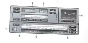 1995 1996 1997 bmw business radio Owners Manual e38 7 SERIES E 38 CASSETT & CD