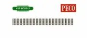 BNIB OO Gauge PECO SL-100F Box Of 25 - Flexible Track - Wooden Sleeper - Code 75