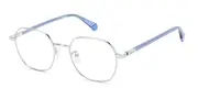 Polaroid PLD D474/G 010 Men's Glasses Silver Size 50 - Private Health Rebate - Blue Light Block Available