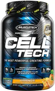 MUSCLETECH CELL-TECH Muscle Gain, Creatine Formula, 3 lb (1.36 kg) 3 Flavours