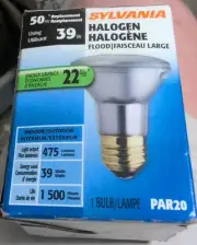 SYLVANIA 39PAR20/HAL/FL30 130V Light Bulb