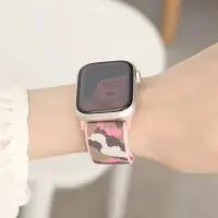 在飛比找蝦皮購物優惠-尼龍錶帶適用於 Apple Watch 錶帶系列 8 se 