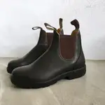 澳洲經典 BLUNDSTONE 600 深咖啡 抗水牛皮 輕量專利緩震 切爾西靴 工裝 雨鞋 OUTDOOR 戶外露營