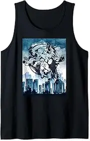 [Marvel] Avengers City Skyline Paint Splatter Tank Top