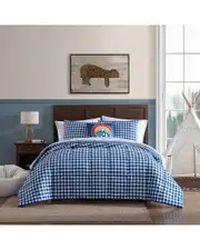 Eddie Bauer 0 Thread Count Preston Check Comforter Set