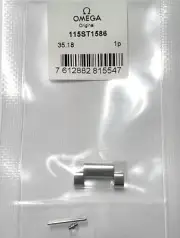 Authentic! Omega Seamaster 18mm Steel Watch Half Link For Bracelet 1586/985