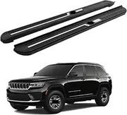 2Pcs Fixed Running Board Side Step Pedals Nerf Bar Compatible with Jeep Grand Cherokee L 2021-2023