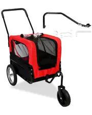 Fresh Fab Finds 2-in-1 Pet Bike Trailer & Stroller