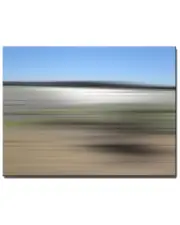Ready2HangArt Blur Stripes XX Wrapped Canvas Wall Art by Tristan Scott