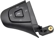 Pexorin Car Cruise Control Button, for SCANIA, for P G R T Series Truck Steering Wheel Button Knob Autocruise Menus 5Pins 1870910 1870909 Cruise Control Switch Speed Car Steering Wheel Switch Kit(BLAC