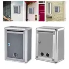 Locking Wall Mounted Mailbox Lockable Mailbox Outside Waterproof Metal